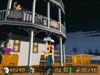 une photo d'Ã©cran de Lucky Luke - La Fievre de l Ouest sur Sony Playstation